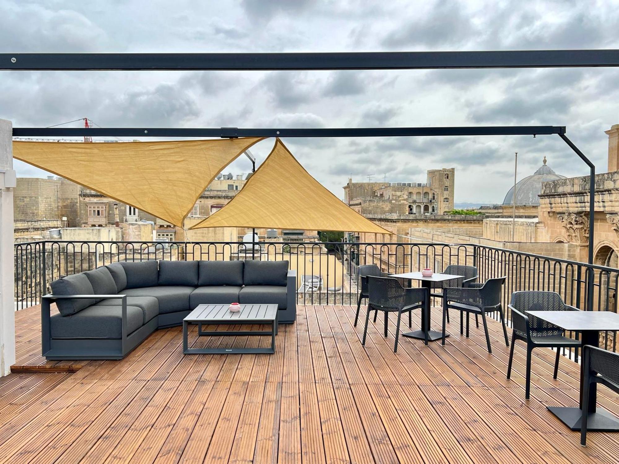 Florette Suite 1Br With Stunning Lounge Terrace By Arcobnb Floriana Kültér fotó