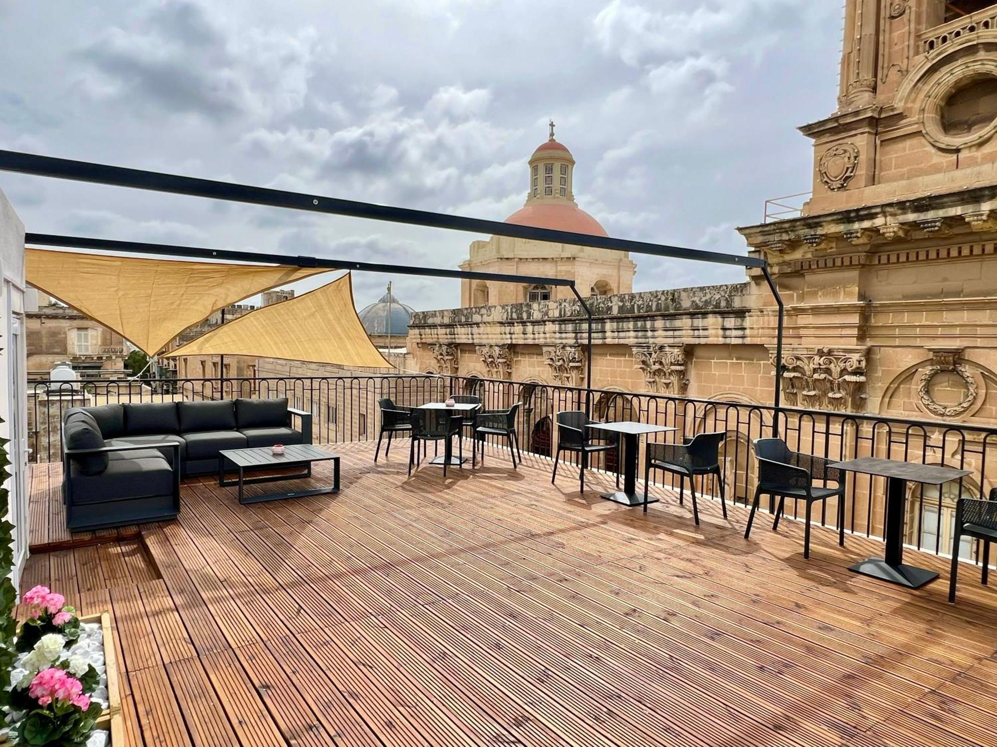 Florette Suite 1Br With Stunning Lounge Terrace By Arcobnb Floriana Kültér fotó